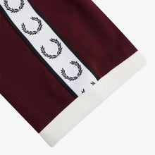 Load image into Gallery viewer, Fred Perry Ladies Oxblood Taped Ringer Tee
