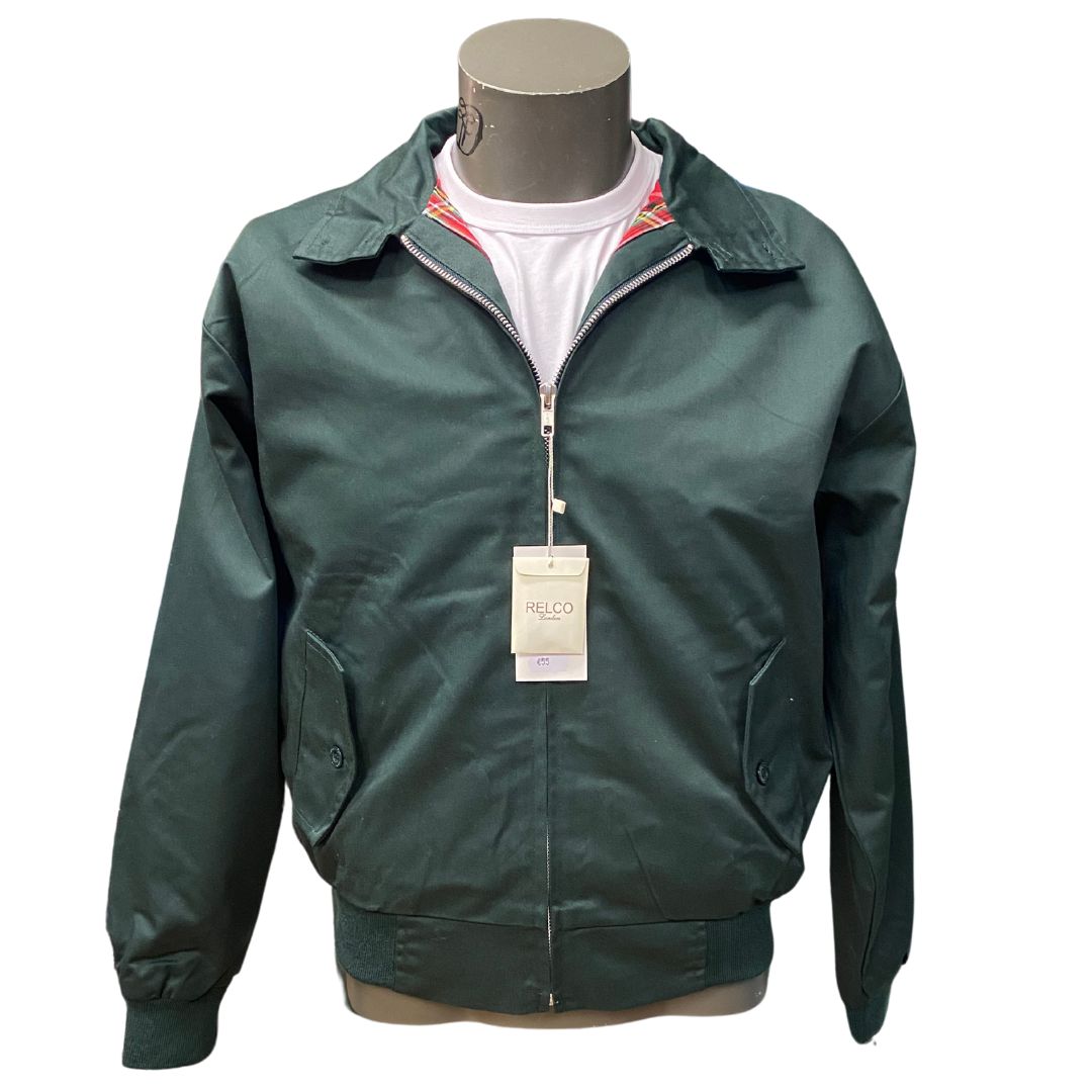 Relco Bottle Green Harrington Jacket – Rebirth of Cool