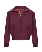 Load image into Gallery viewer, Relco Burgundy Harrington Jacket