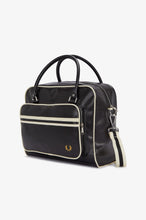 Load image into Gallery viewer, Fred Perry Black & White Holdall Bag
