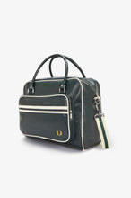 Load image into Gallery viewer, Fred Perry Night Green & White Holdall Bag