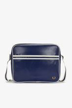 Load image into Gallery viewer, Fred Perry Carbon Blue & White Classic Shoulder Bag