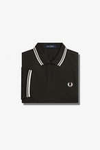 Load image into Gallery viewer, Fred Perry Night Green Polo with Twin Tipping
