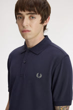 Load image into Gallery viewer, Fred Perry Dark Airforce Polo /Seagrass Laurel
