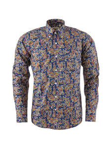 Relco Navy Paisley
