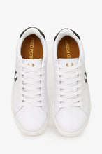 Load image into Gallery viewer, Fred Perry Trainers in White and Navy
