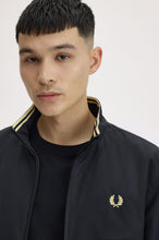 Load image into Gallery viewer, Fred Perry Black Brentham Jacket
