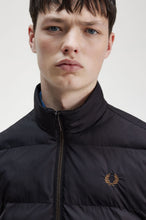 Load image into Gallery viewer, Fred Perry Black Insulated Gilet
