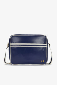 Fred Perry Carbon Blue & White Classic Shoulder Bag