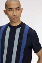 Load image into Gallery viewer, Fred Perry Vertical Stripe Black
