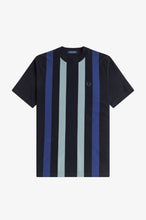 Load image into Gallery viewer, Fred Perry Vertical Stripe Black
