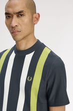 Load image into Gallery viewer, Fred Perry Vertical Stripe Top Anchor Grey
