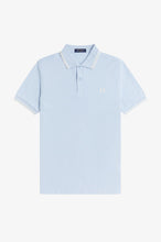 Load image into Gallery viewer, Fred Perry Lightsmoke Polo with Ecru Twin Tipping
