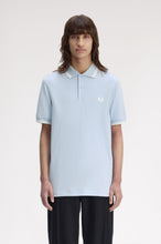 Load image into Gallery viewer, Fred Perry Lightsmoke Polo with Ecru Twin Tipping
