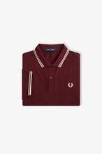 Load image into Gallery viewer, Fred Perry Oxblood Polo with Ecru Twin Tipping
