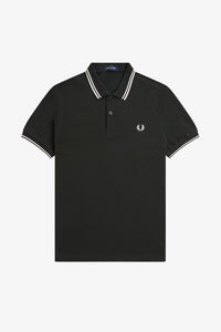 Fred Perry Night Green Polo with Twin Tipping