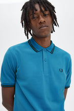 Load image into Gallery viewer, Fred Perry Ocean Polo with Navy Tipping
