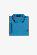 Load image into Gallery viewer, Fred Perry Ocean Polo with Navy Tipping
