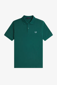 Fred perry Sport Green Polo with Blue Crest Detailing