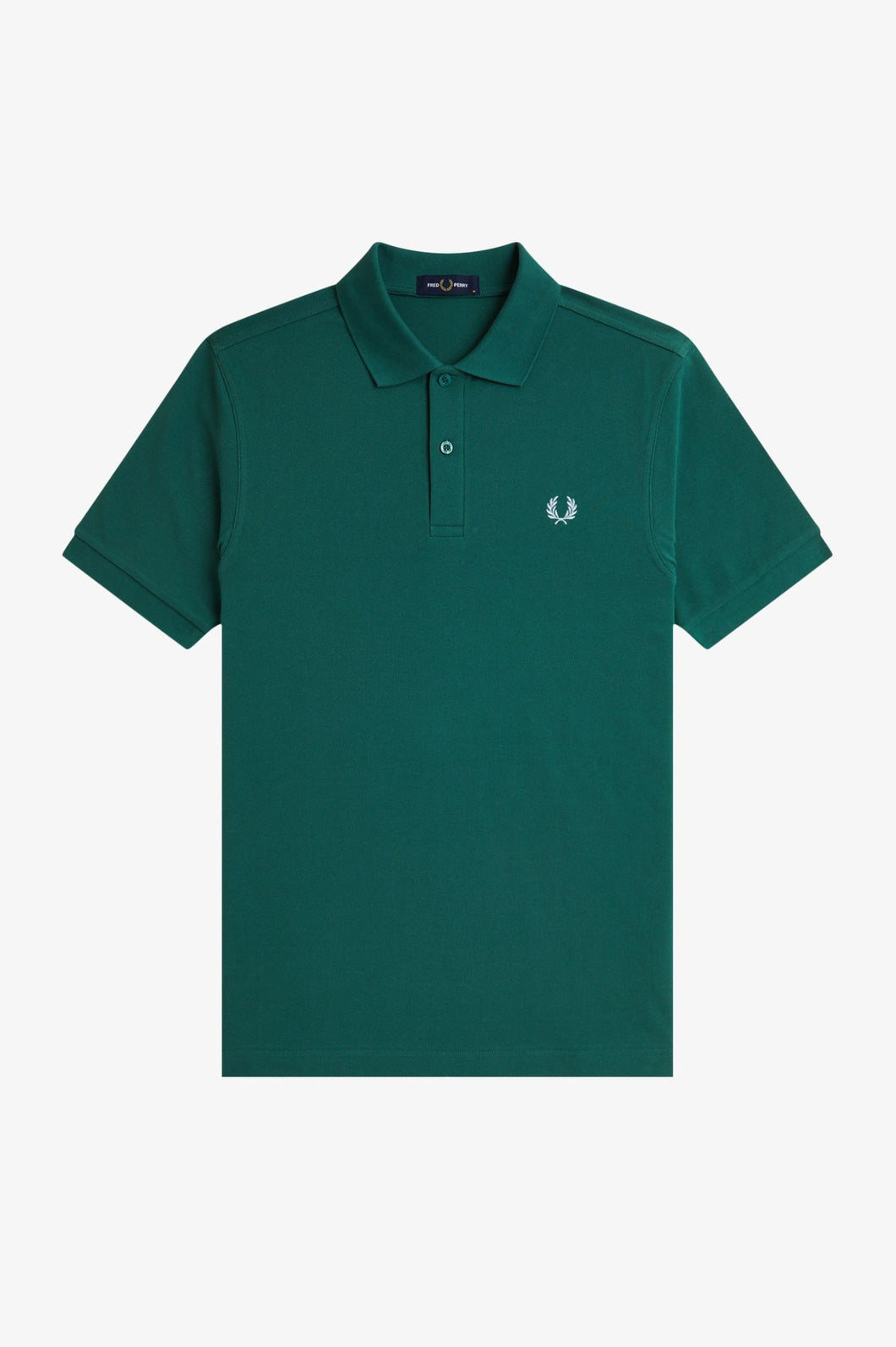 Fred perry Sport Green Polo with Blue Crest Detailing