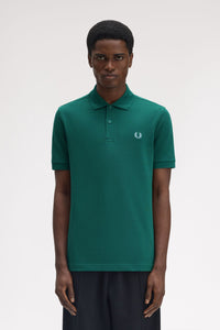 Fred perry Sport Green Polo with Blue Crest Detailing