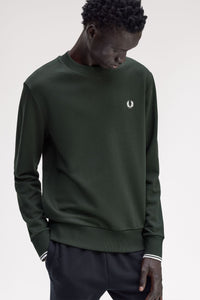Fred Perry Night Green Sweatshirt