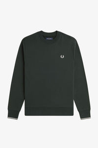 Fred Perry Night Green Sweatshirt