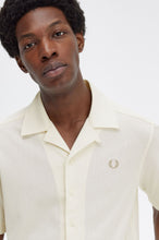 Load image into Gallery viewer, Fred Perry Woven Mesh Revere Collar Shirt
