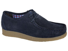 Load image into Gallery viewer, Roamer Navy Trapper Moccasin
