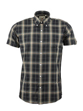 Load image into Gallery viewer, Relco Forest Green Check Short Sleeve Shirt CK 25

