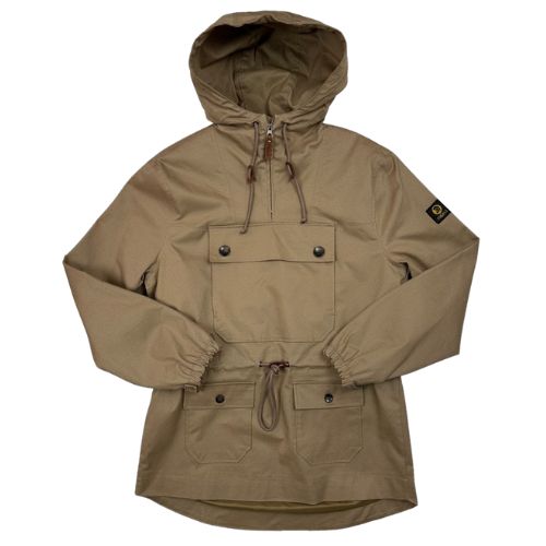 Mens Overhead Smock Jacket Mike FARAH Retro Military Overhead