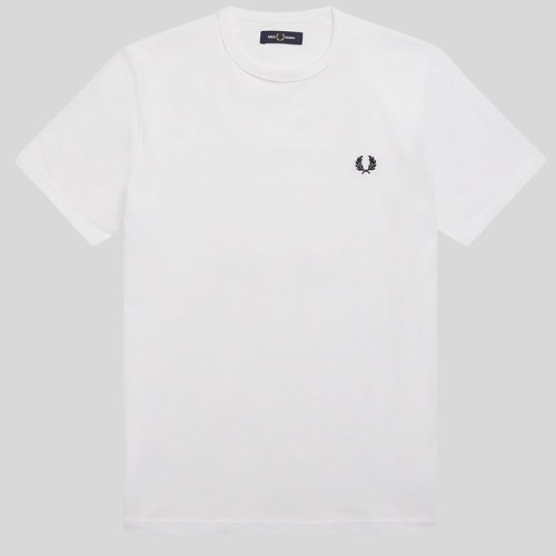 Fred Perry White Ringer T-shirt