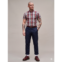 Load image into Gallery viewer, Relco Grey Check Sleeve Shirt

