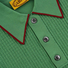 Load image into Gallery viewer, Gabicci Green Malcolm Short Sleeve Knit with Red Sinlge Tip.  (Free postage, Ireland Only)

