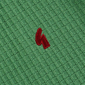 Gabicci Green Malcolm Short Sleeve Knit with Red Sinlge Tip.  (Free postage, Ireland Only)