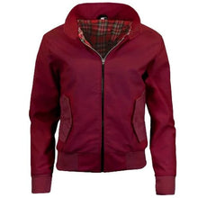 Load image into Gallery viewer, Ladies Wine Harrington
