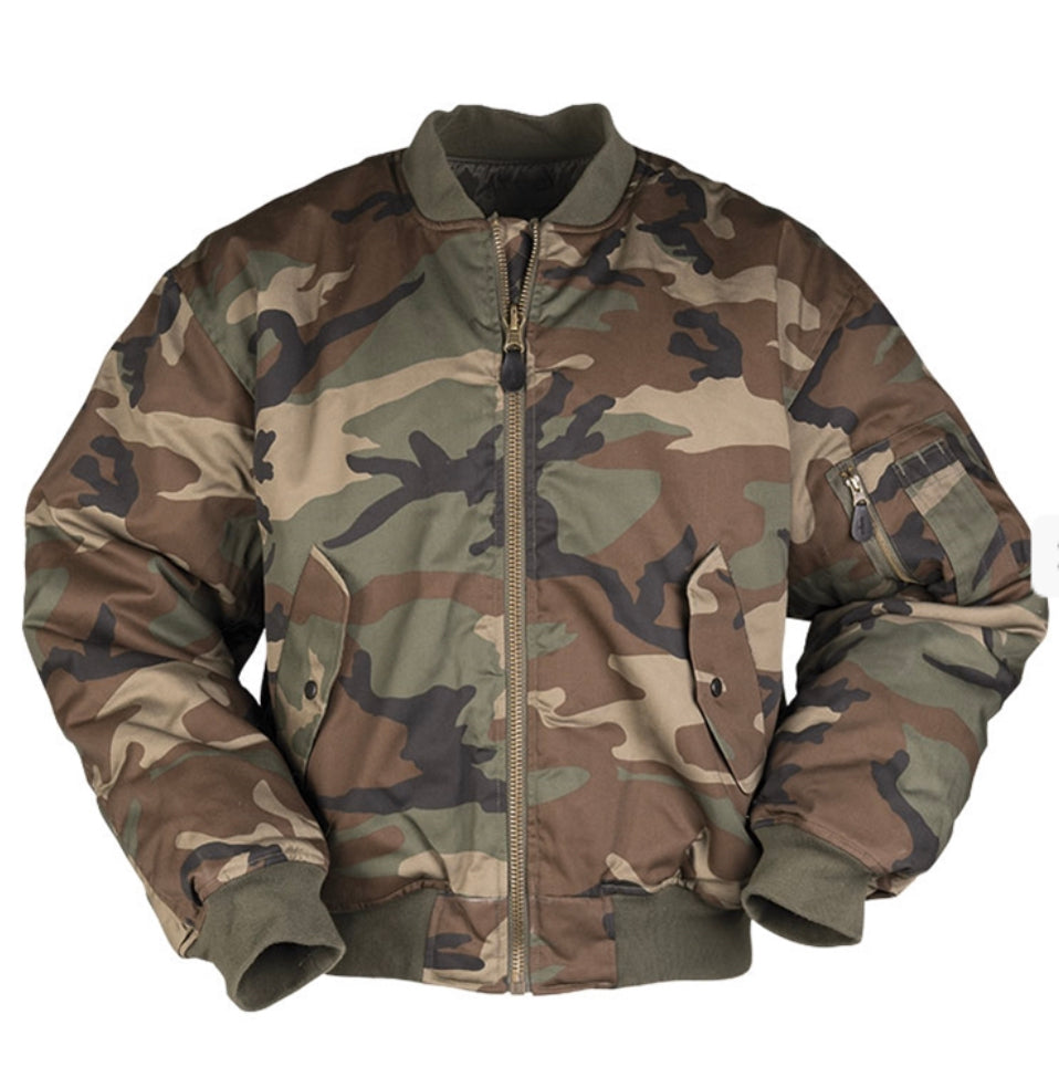 ROC MA1 Green Cammo Flight Jacket