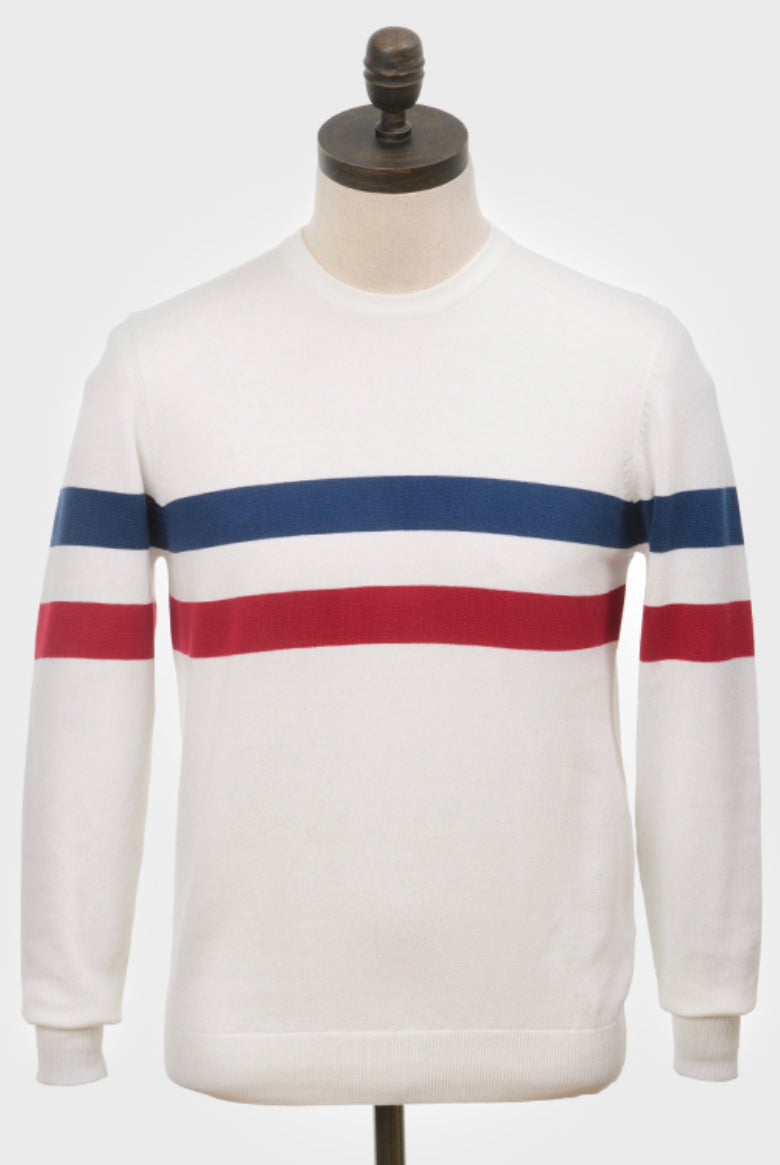 Art Gallery Clothing Classic Mod Off White Knitted Jumper