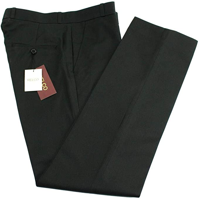 Relco Black Sta Prest Trousers