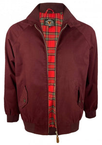 Trojan Burgundy Harrington Jacket