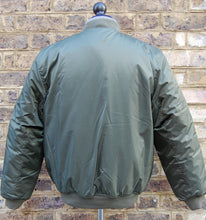 Load image into Gallery viewer, Relco Olive MA1 Flight Bomber Jacket
