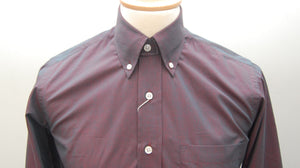 Relco Burgundy Tonic Long Sleeve Shirt