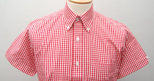 Relco Red Gingham Short Sleeve Shirt