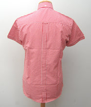 Load image into Gallery viewer, Relco Red Gingham Short Sleeve Shirt
