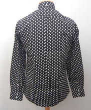 Load image into Gallery viewer, Relco Black Polka Dot Long Sleeve Shirt

