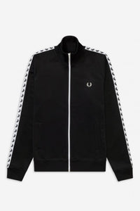 Fred Perry Black Taped Track Jacket