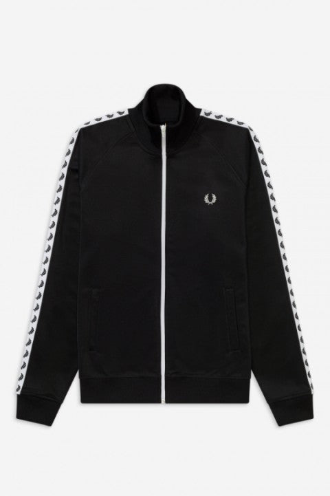 Fred Perry Black Taped Track Jacket
