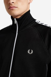 Fred Perry Black Taped Track Jacket
