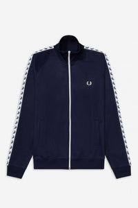 Fred Perry Navy Taped Track Jacket