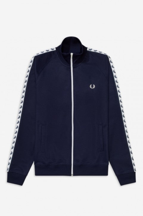 Fred Perry Navy Taped Track Jacket